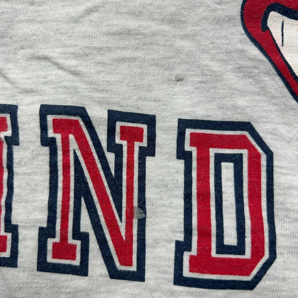 Cleveland Indians Chief Wahoo Gray Short Sleeve Tshirt Unisex Medium? 1995 MLB - Picture 15 of 16